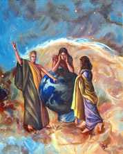 The kingdom of God oil painting