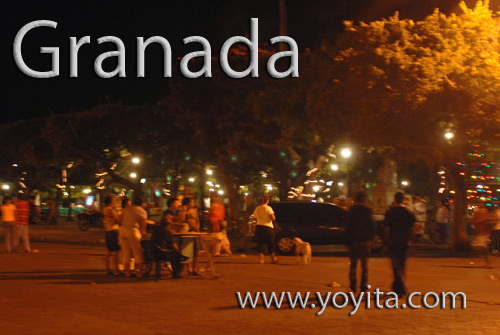 Granada Nicaragua de noche