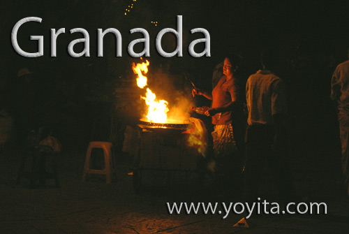 Granada Nicaragua de noche