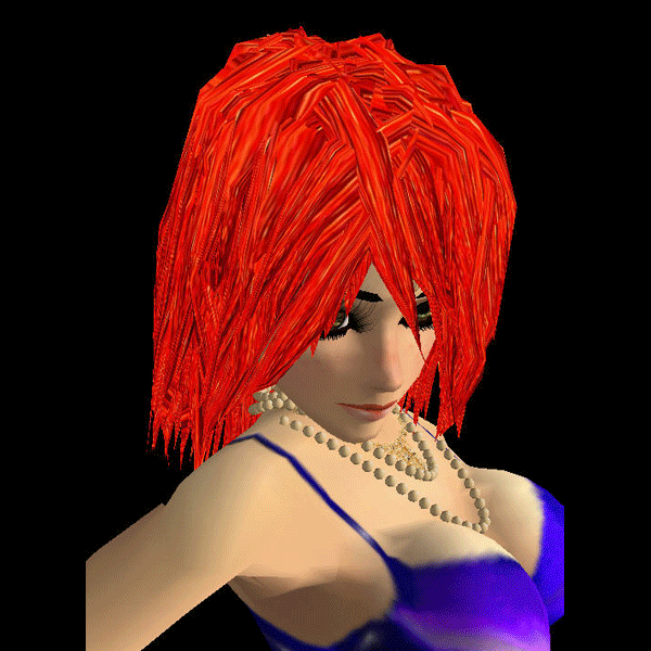 red light female hair