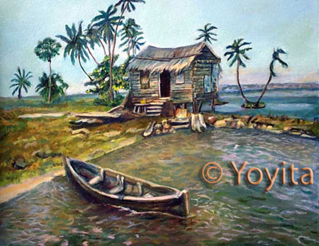 marine art oil painting © Dr. Gloria  M. Norris Yoyita