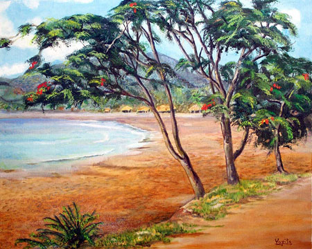 marine art oil painting © Dr. Gloria  M. Norris Yoyita