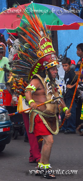 cacique mayor fiestas Santo Domingo de Guzman