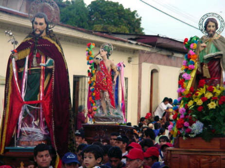 Fromme Tradition von Santiago apostol in Nicaragua 