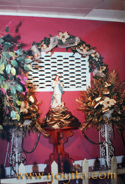 altar Purisima La Griteria 7 de Diciembre