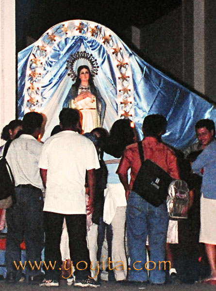 altar Purisima La Griteria 7 de Diciembre