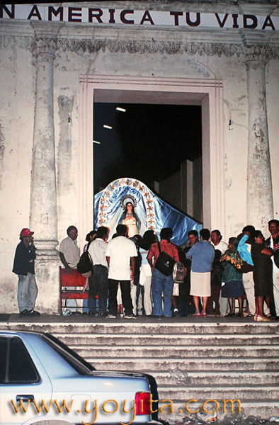 altar Purisima La Griteria 7 de Diciembre Parroquia de Jinotepe