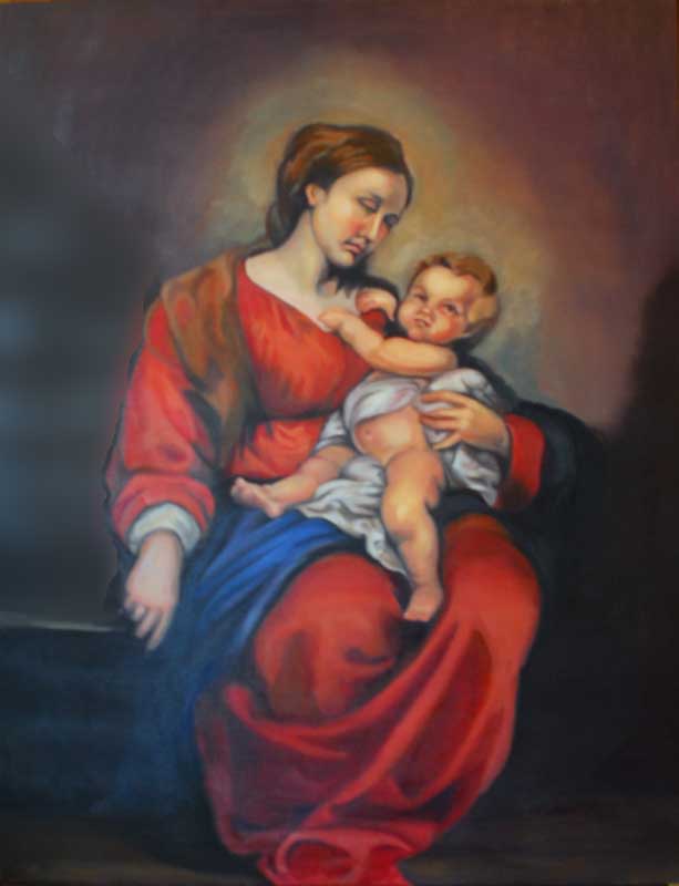 Virgin and child