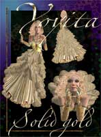 Solid Gold gown by Yoyita