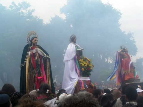 fiestas de Santiago apostol, el tope de los Santos