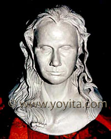 comissioned portrait sculpture © Dr. Gloria  M. Norris Yoyita