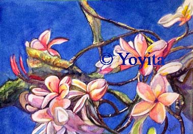 Watercolor still life © Dr. Gloria  M. Norris Yoyita