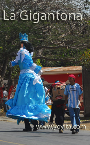 La gigantona bailes nicaraguenses
