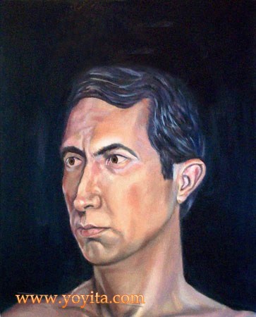 Anthony portrait by Dr. Gloria  M. Norris Yoyita