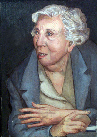 Retrato Eudora Welty, Mississippi writer  Yoyita