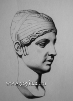 Bargues female head by Yoyita